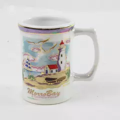Morro Bay California Souvenir Mini Stein Mug Collectible 2.5" Used