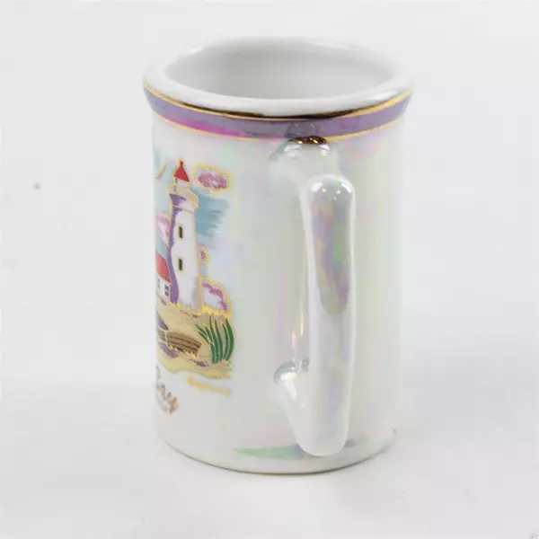 Morro Bay California Souvenir Mini Stein Mug Collectible 2.5" Used