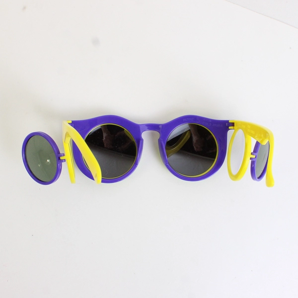 Green Purple Yellow UV Protection Novelty Sunglasses