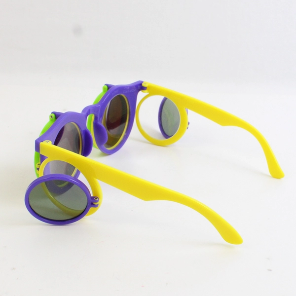 Green Purple Yellow UV Protection Novelty Sunglasses