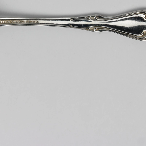 Lot Of 4 Oneida Silver Sutton Place Stainless Soup Spoons (Tablespoons) 7" Long