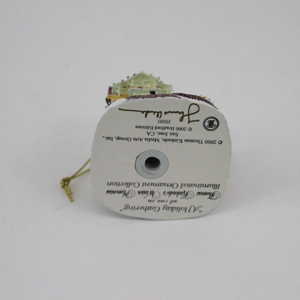 2000 Thomas Kinkade Winter Memories Cottage Ornament A Holiday Gathering