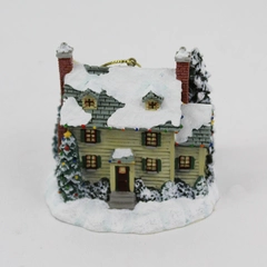 2000 Thomas Kinkade Winter Memories Cottage Ornament Winter Morning