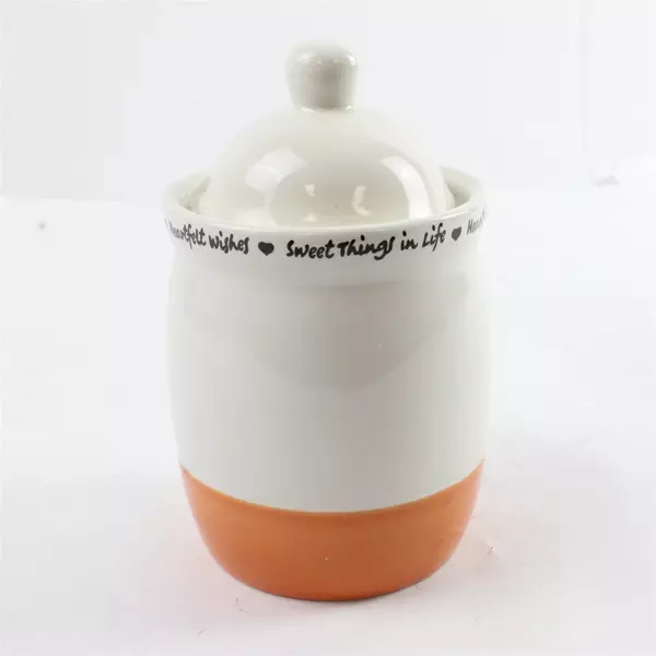 Heartfelt Wishes Crock Candle Pumpkin Tart Scented 6" Fall Holiday Decor