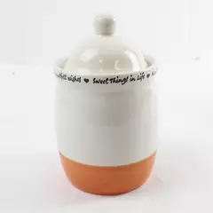 Heartfelt Wishes Crock Candle Pumpkin Tart Scented 6" Fall Holiday Decor