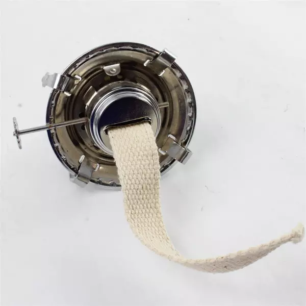 Lamplight Farms Vintage Clear Glass Oil Kerosene Lamp Base 6.5" 