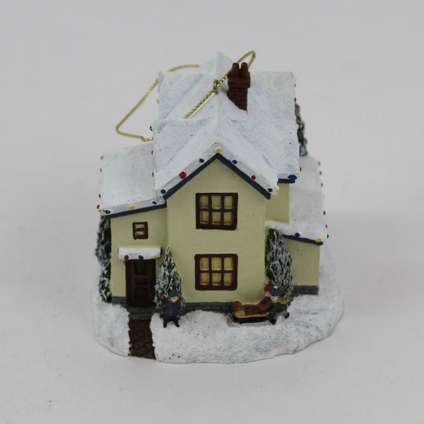 2001 Thomas Kinkade Winter Memories Cottage Ornament Lights of Home