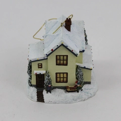 2001 Thomas Kinkade Winter Memories Cottage Ornament Lights of Home