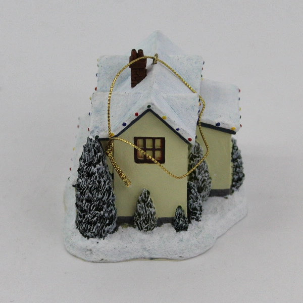 2001 Thomas Kinkade Winter Memories Cottage Ornament Lights of Home