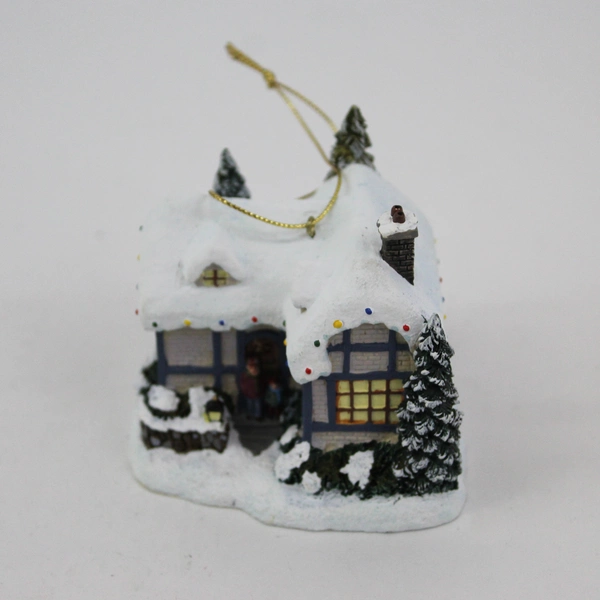 2001 Thomas Kinkade Winter Memories Cottage Ornament Christmas Cottage