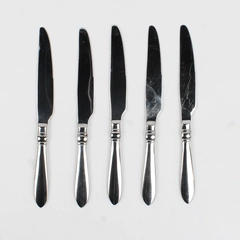 Lot Of 5 Oneida Silver Manchester (Stainless) Flatware Dinner Knives 9.75" Long