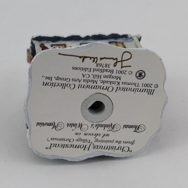 2001 Thomas Kinkade Winter Memories Cottage Ornament Christmas Homestead