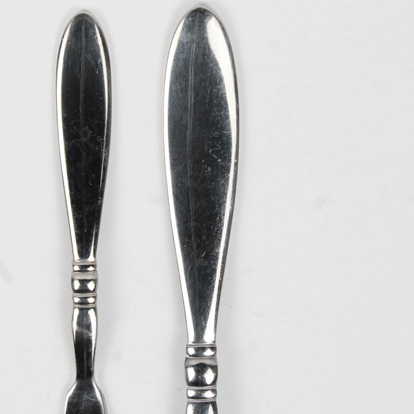 Lot Of 2 Oneida Silver Manchester (Stainless) Flatware Serving Fork Butter Knife