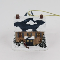 2002 Thomas Kinkade Winter Memories Cottage Ornament Winter Holidays