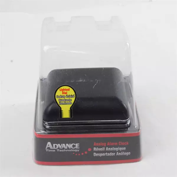 Vintage Advance Quartz Folding Travel Alarm Clock Compact Used Untested