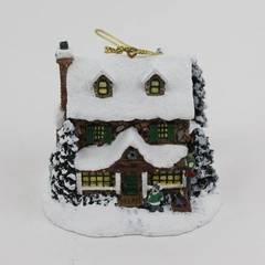 2002 Thomas Kinkade Winter Memories Cottage Ornament From the Heart Gifts