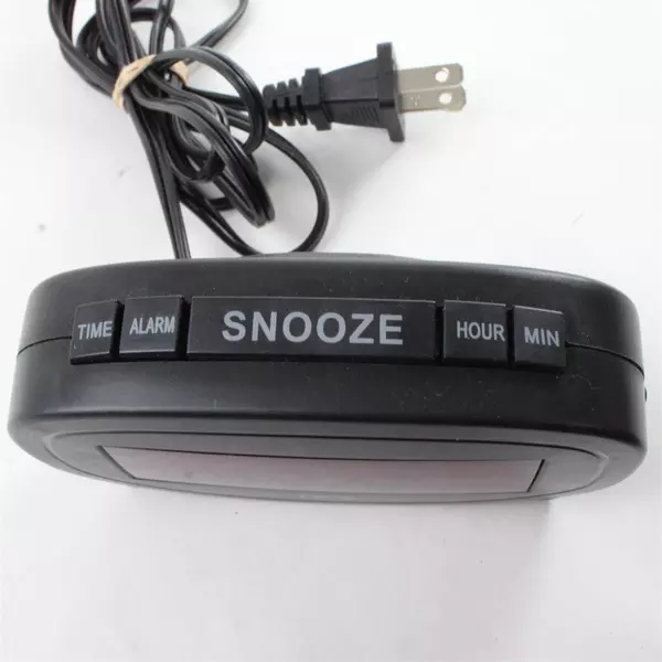 Equity Electric Red LED Digital Alarm Clock Intertek Tested Works