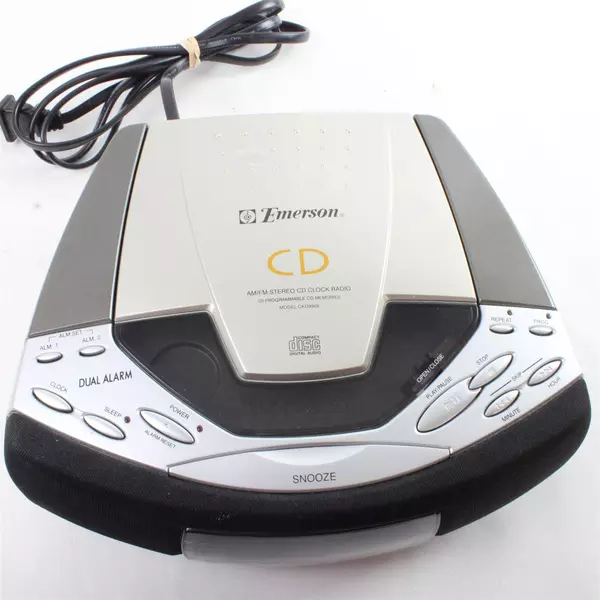 Emerson CKD9908 CD AM/FM Clock Radio CD Player Alarm Clock