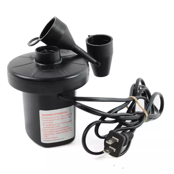 Intertek Electric Air Pump 3 Nozzles AC 110V/60Hz 130W Portable Inflator