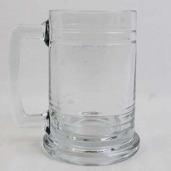 Libbey 5027 15 Oz Clear Glass Maritime Mug With Handle 5.25" Tall