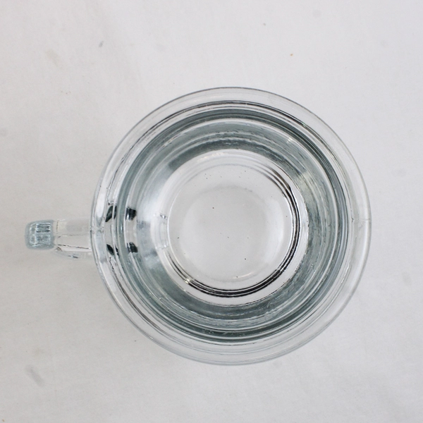 Libbey 5027 15 Oz Clear Glass Maritime Mug With Handle 5.25" Tall