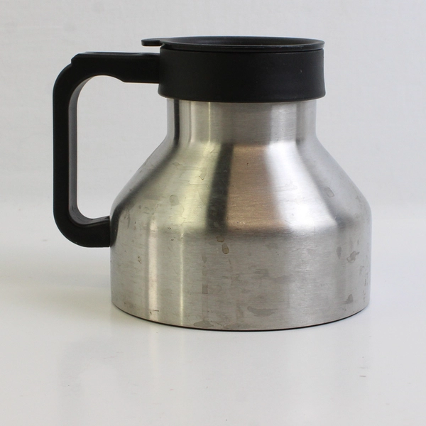 Unbranded Stainless Steel Thermal Coffee Carafe Black/Silver 4.75" Tall