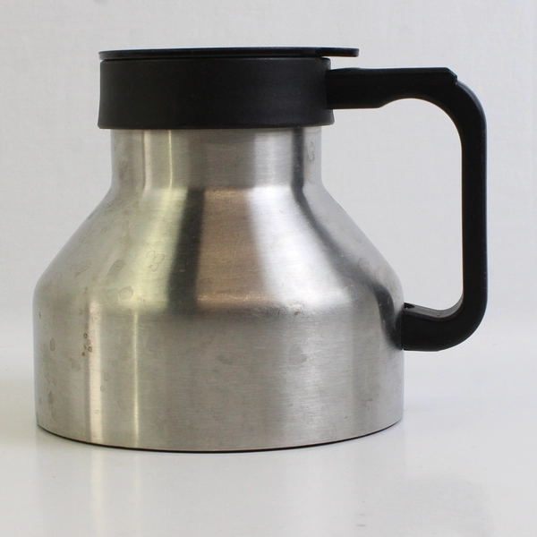 Unbranded Stainless Steel Thermal Coffee Carafe Black/Silver 4.75" Tall