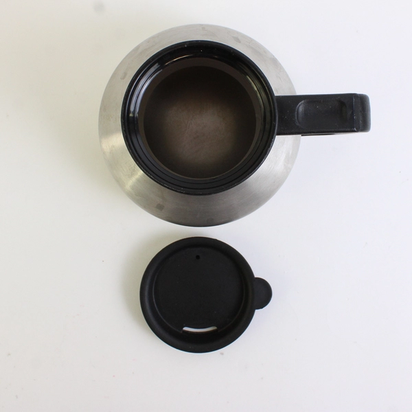 Unbranded Stainless Steel Thermal Coffee Carafe Black/Silver 4.75" Tall