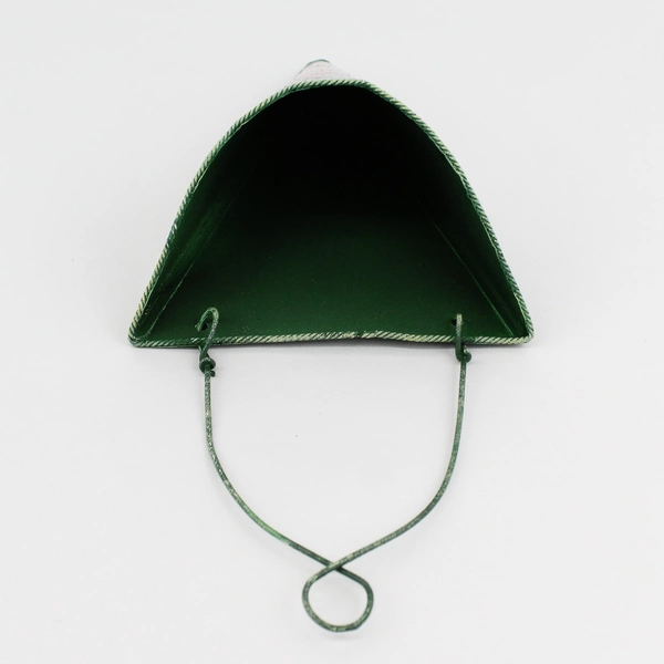 Vtg Christmas Metal Hanging Wall Pocket Vase May You Have A Merry Christmas 