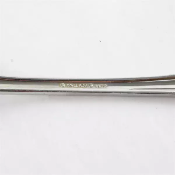 Set of 5 Place Oval Soup Spoons Wallace Resplendence Stainless Indonesia 7"