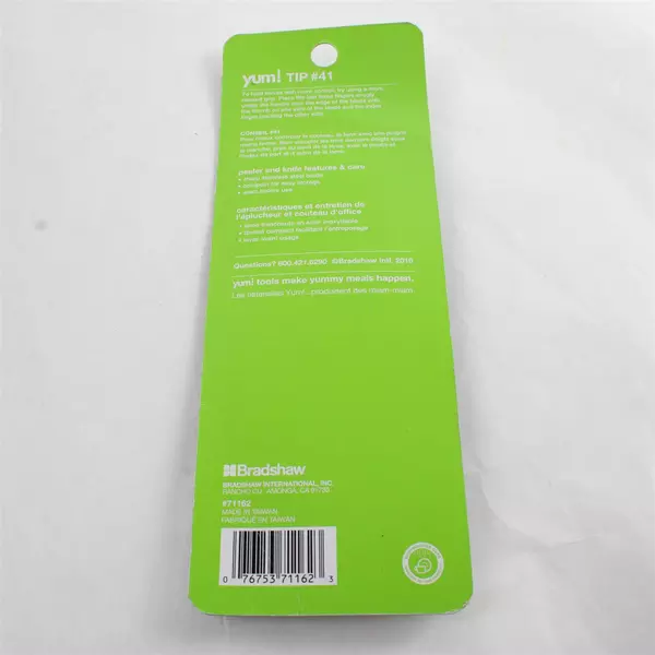 Yum Gadgets Peeler & Paring Knife Set New Compact Kitchen Prep 2-Piece