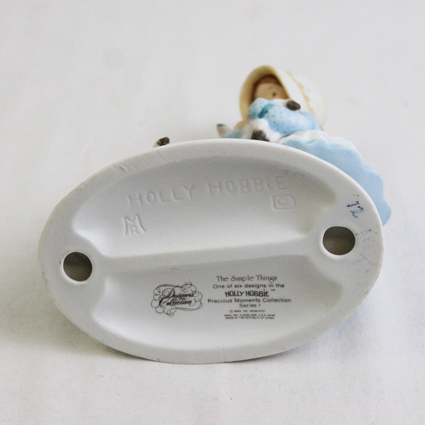 VTG 1977 Precious Moments Holly Hobbie The Simple Things Porcelain Figure 5.5"