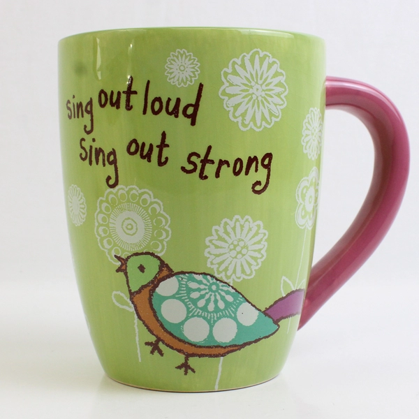Cracker Barrel Sweet Summer Song Ceramic Coffee Mug