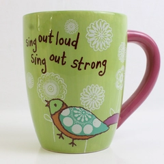 Cracker Barrel Sweet Summer Song Ceramic Coffee Mug
