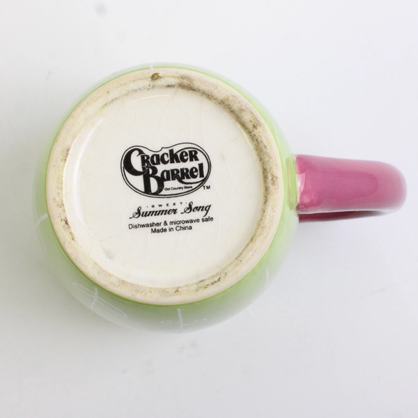 Cracker Barrel Sweet Summer Song Ceramic Coffee Mug