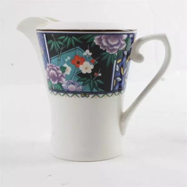Mikasa Ultima HK709 Imperial Garden Creamer Vintage Floral Pitcher 4.75"