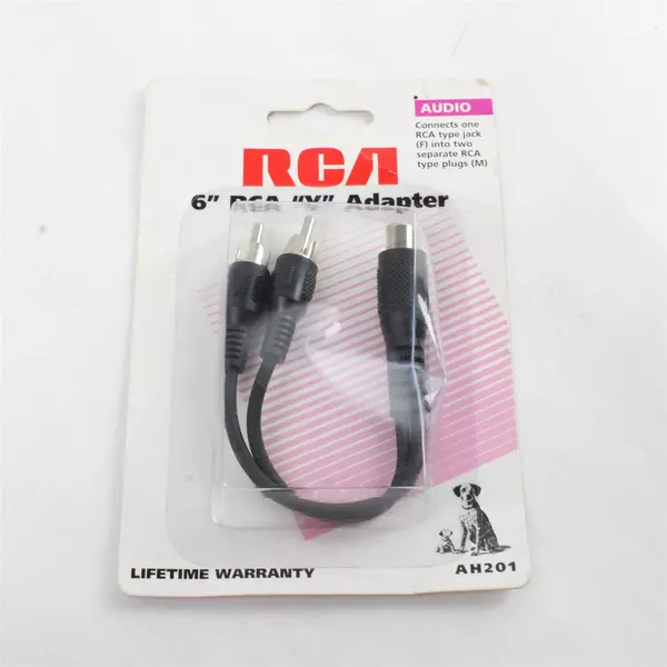 RCA AH201 Audio RCA Y Adaptor