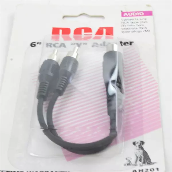 RCA AH201 Audio RCA Y Adaptor