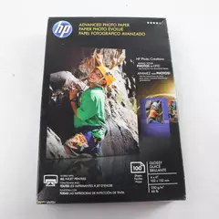 Hp Advanced Photo Paper Glossy Hewlett Packard (Q6638A) 4 x 6, Used 65ct