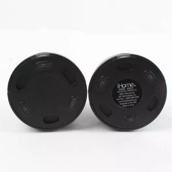 iHome IHM79 Black Portable Rechargeable Speakers, No Cord, Untested