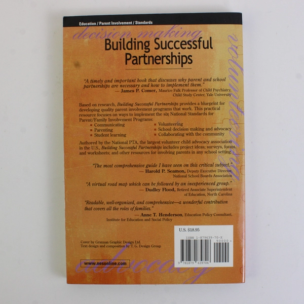 Building Successful Partnerships The National PTA Parent & Family Guide 2000 PB