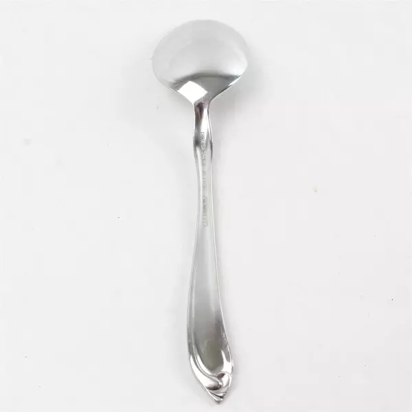Set of 6 Oneida Shasta Stainless Oval Soup Spoons 6.75"