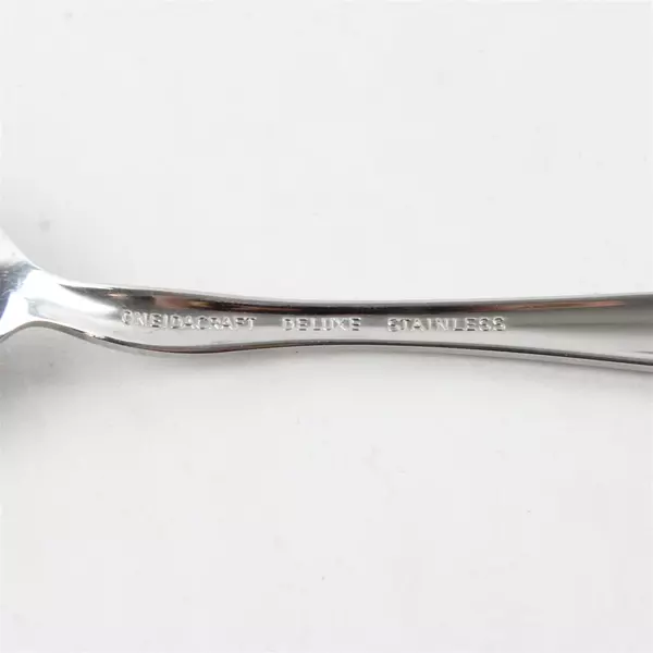 Set of 6 Oneida Shasta Stainless Oval Soup Spoons 6.75"