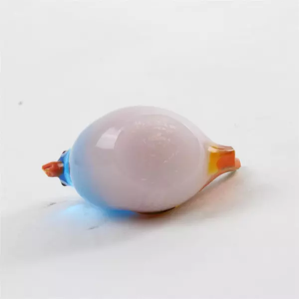 Murano Style Hand-Blown Multicolor Glass Bird Decorative Collectible