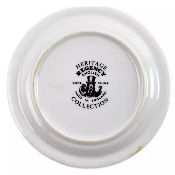 Heritage Regency English Bone China British Columbia Souvenir Plate Fishing