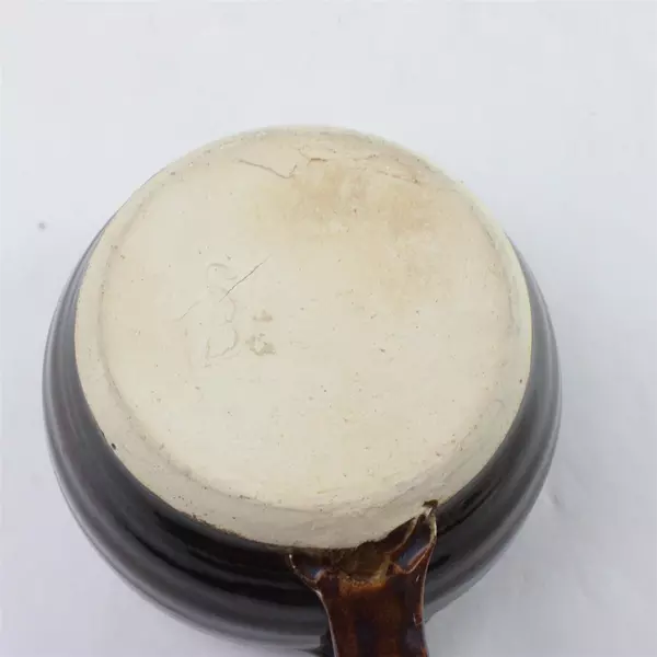 Dark Brown Ceramic Mug Soup Bowl 5.5" x 4" x 2.5" 