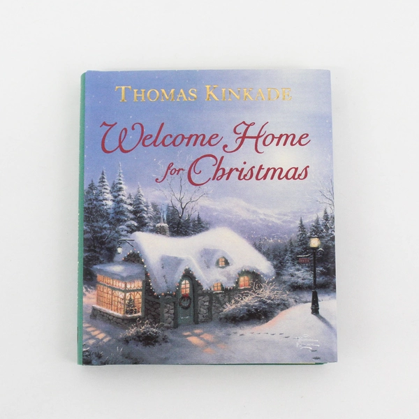 Thomas Kinkade Welcome Home for Christmas Miniature Hardcover Book