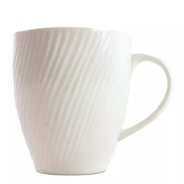 Pier 1 Tropical Wave Ceramic Mug Dishwasher Safe 5" x 3.5" x 4"