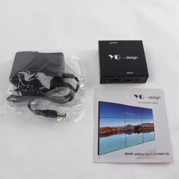 YG HDTV HDMI Splitter 1x4 4K 3D HDMI 1.4 Metal Housing