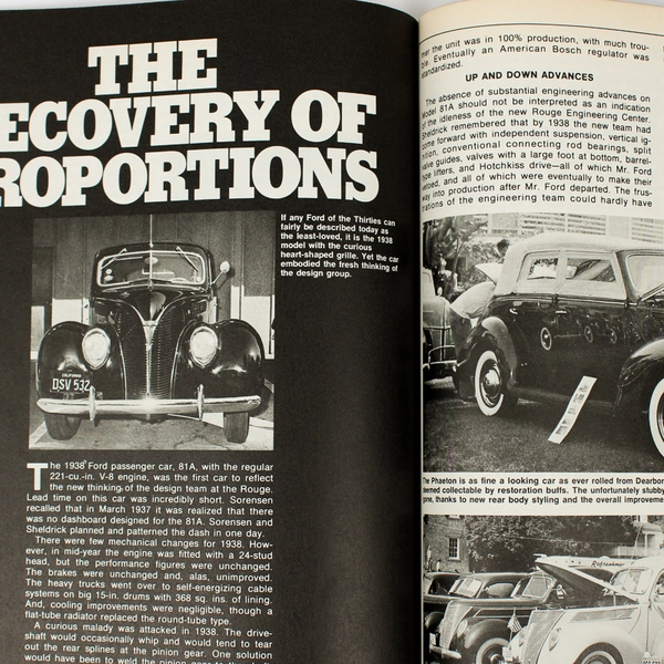 Vintage Petersen's Ford In The Thirties 1976 Paperback Illustrated